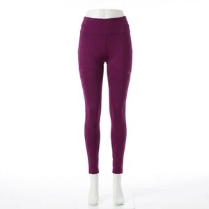 NEW SAUCONY fortify crop tight leggings in eggplant